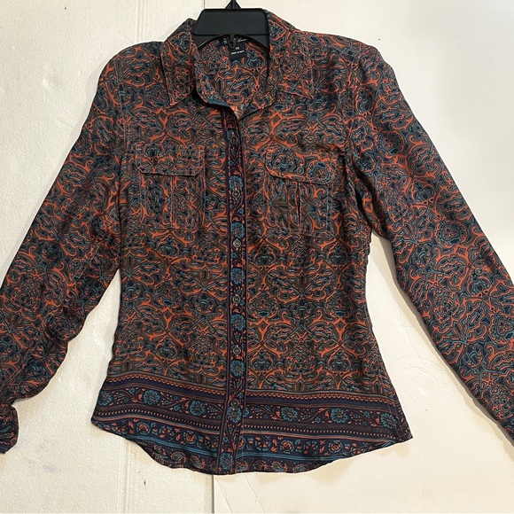 Lucky Brand Silk Blouse - Picture 8 of 15